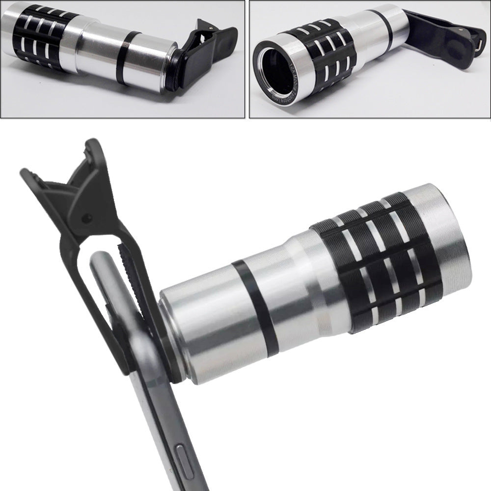Collar Clip Telescopic Lens For Outdoor Filming