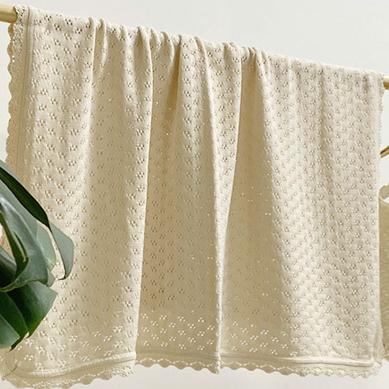 Babies Lace Knitted Blanket