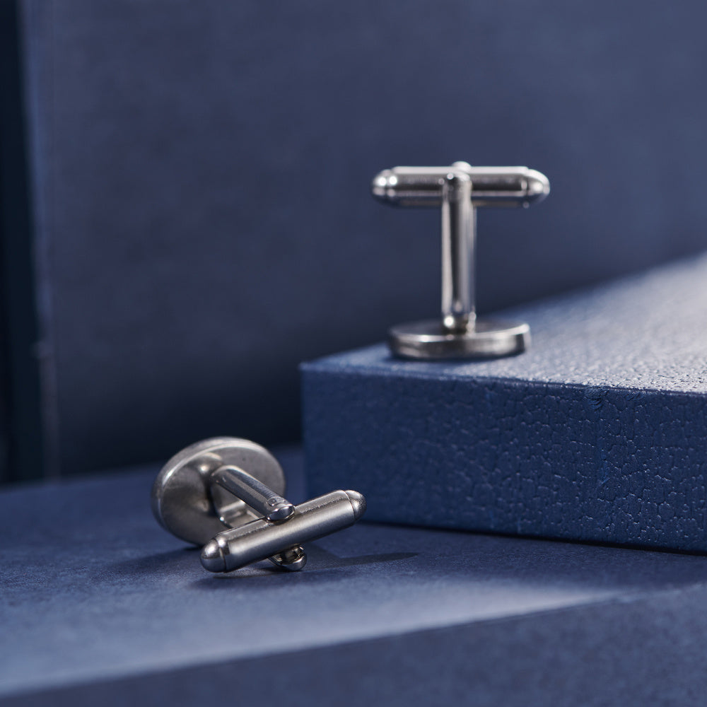 Oval Cross Cufflinks