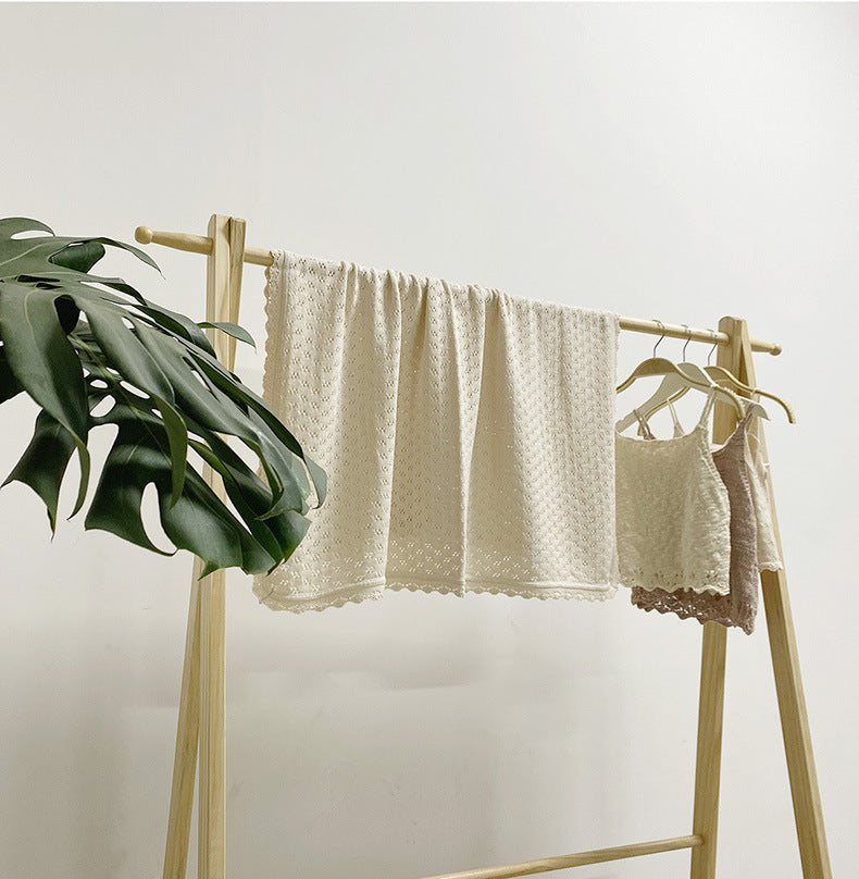 Babies Lace Knitted Blanket