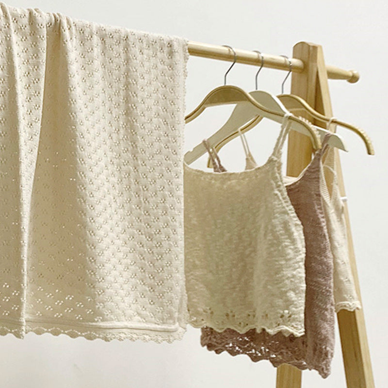 Babies Lace Knitted Blanket