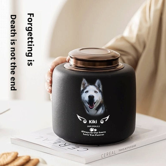 Cute Ustomizable Pet Urn For Ashes