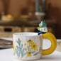 Cartoon Cute Pet Handmade Ceramic Cup