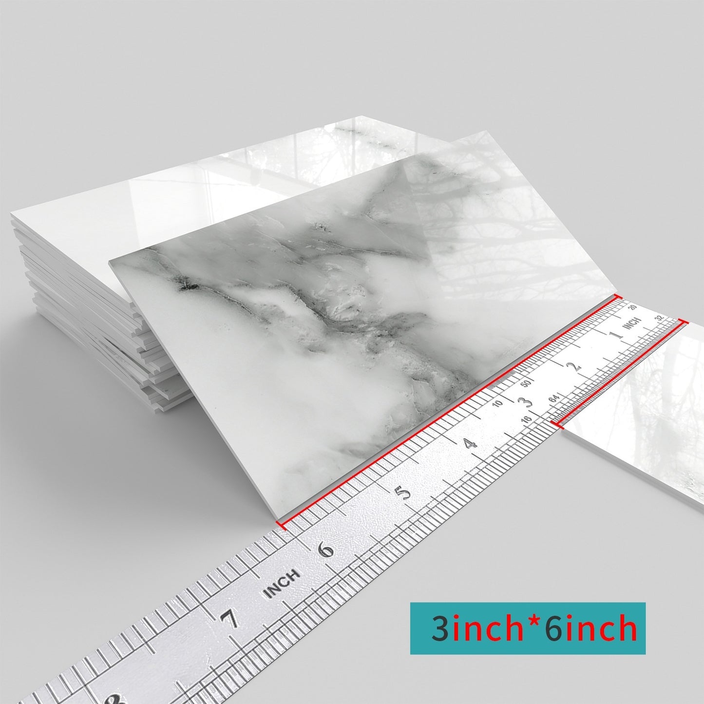 Household Marble Tile P.E.T Wall Sticker