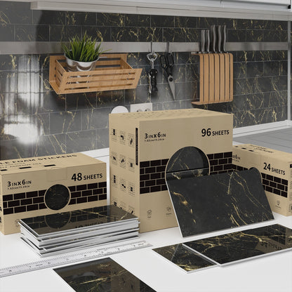 Household Marble Tile P.E.T Wall Sticker