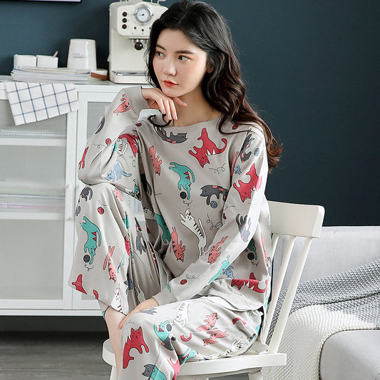 Cotton Long-Sleeved Trousers