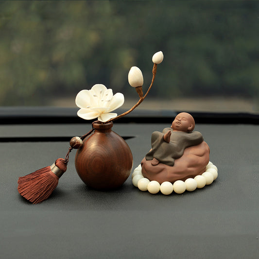 Car Walnut Logs Interior Decoration