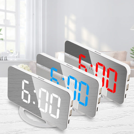 LED Mirror Clock