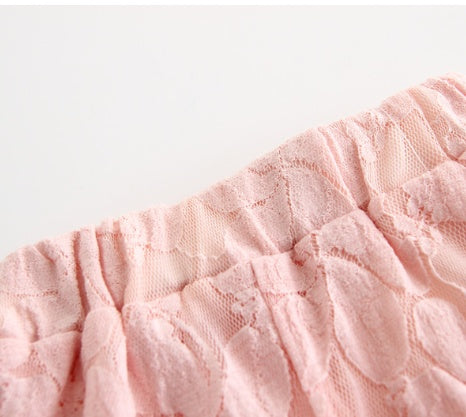 Girls Flower Lace shorts