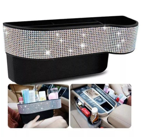 Diamond-Studded Car Seat Storage Box