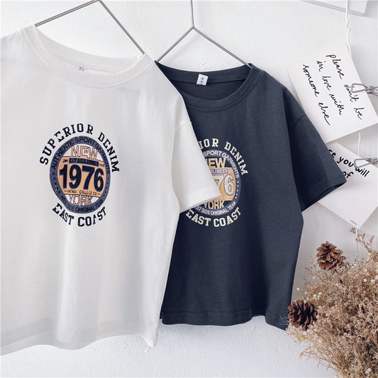 Western Style Half-sleeved T-shirt