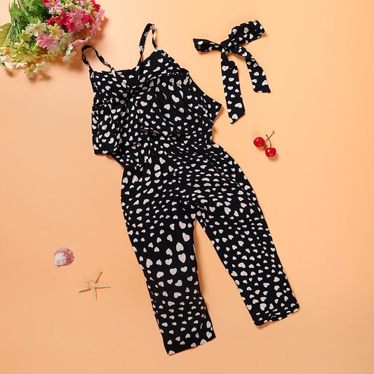 Trendy Girls Jumpsuit Suit