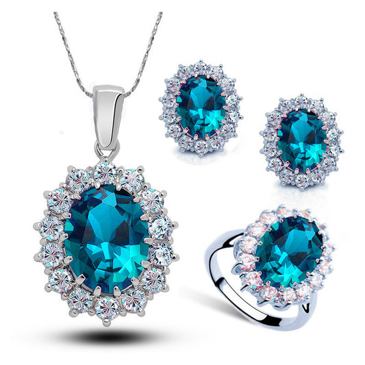 Crystal Jewelry Bridal Necklace