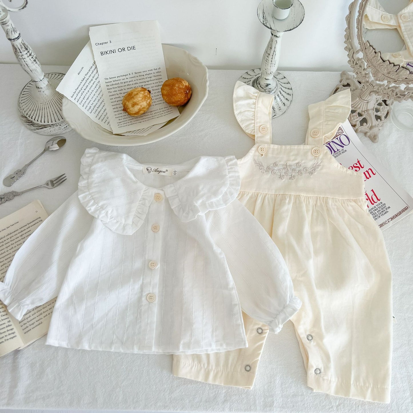 Baby Girl's Sunny Stroll Suspender