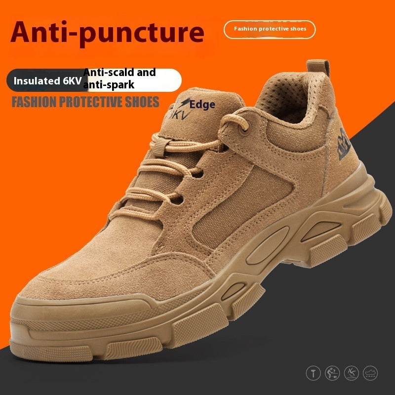 Men's Anti-smash And Anti-puncture Lightweight Safe Grip X1 Shoes