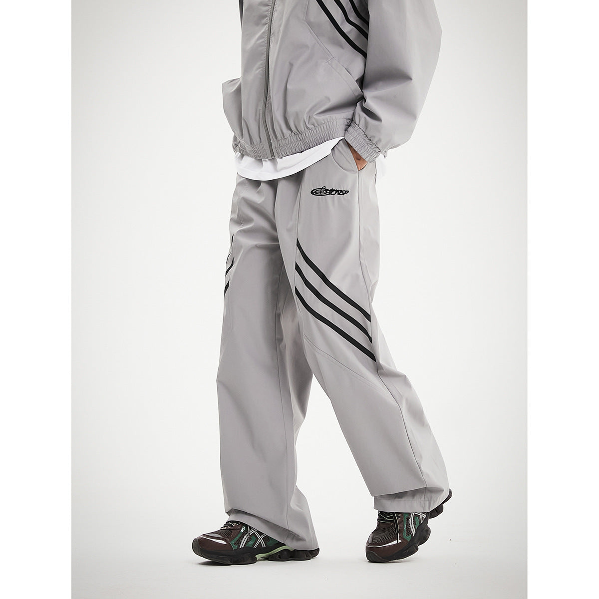 Loose Straight Casual Sports Trousers Men