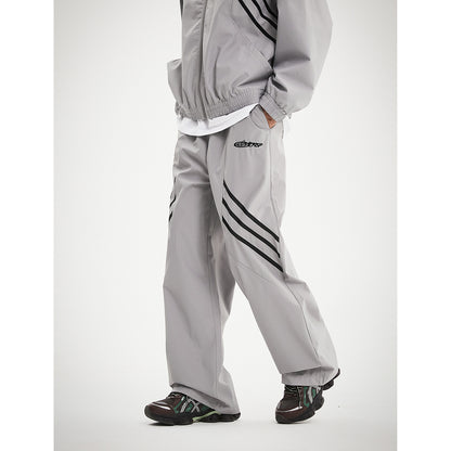 Loose Straight Casual Sports Trousers Men