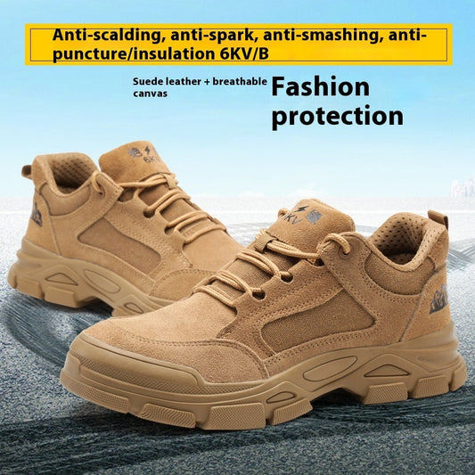 Men's Anti-smash And Anti-puncture Lightweight Safe Grip X1 Shoes