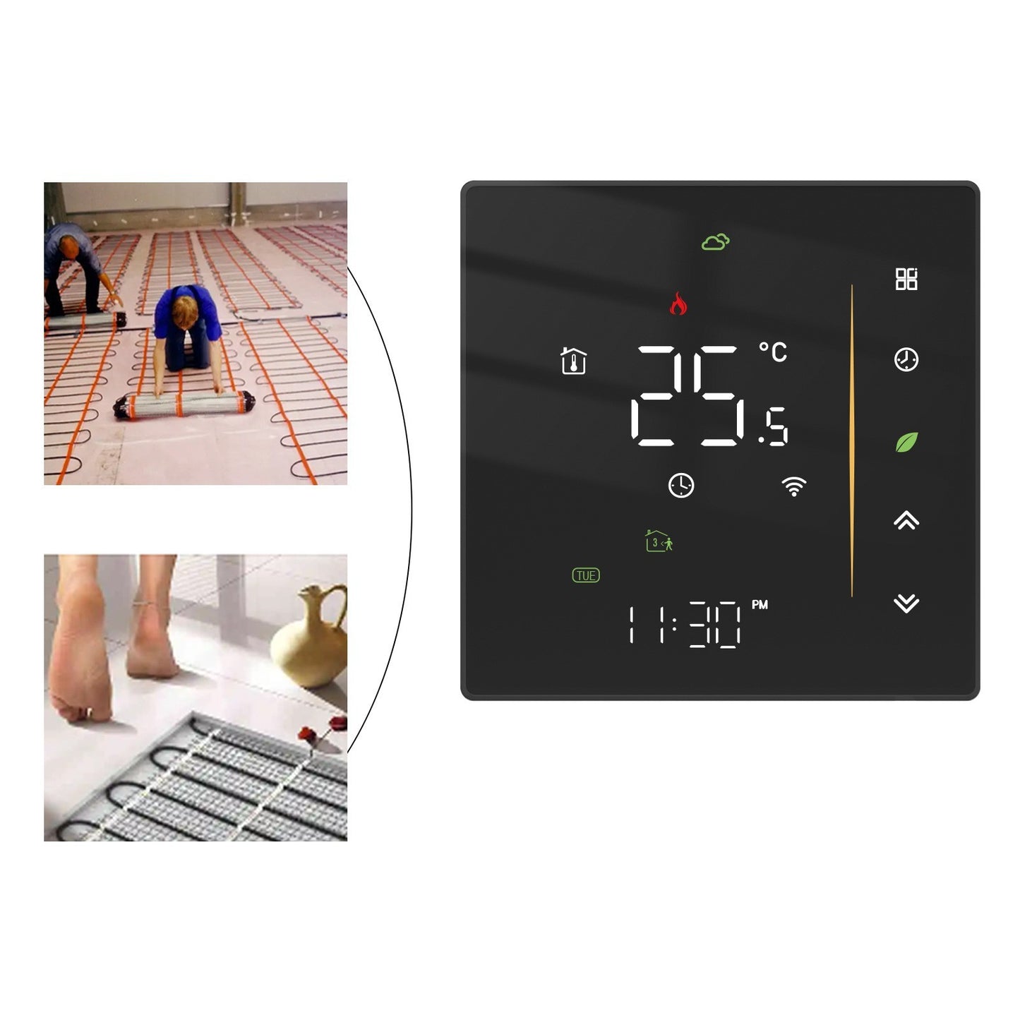 Intelligent Energy-Saving Thermostat Switch