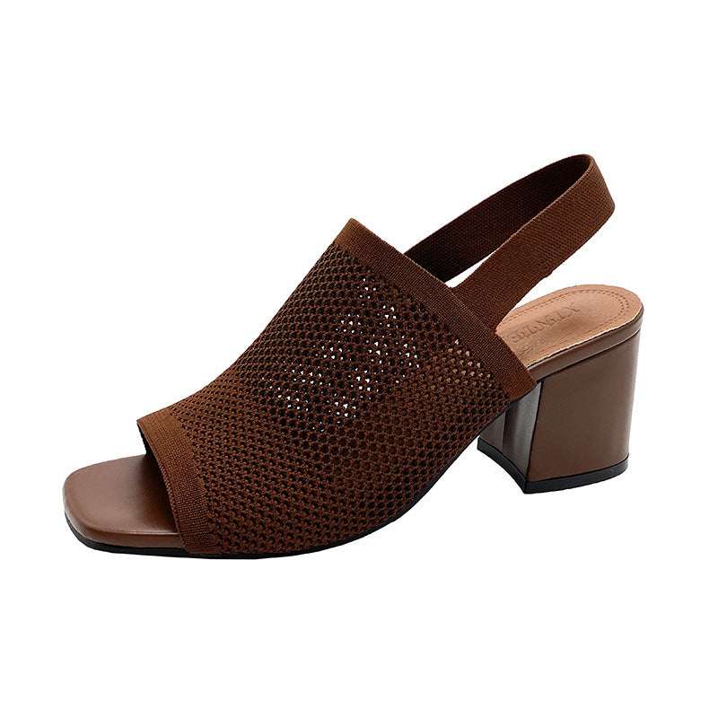 Flying Woven High Heel