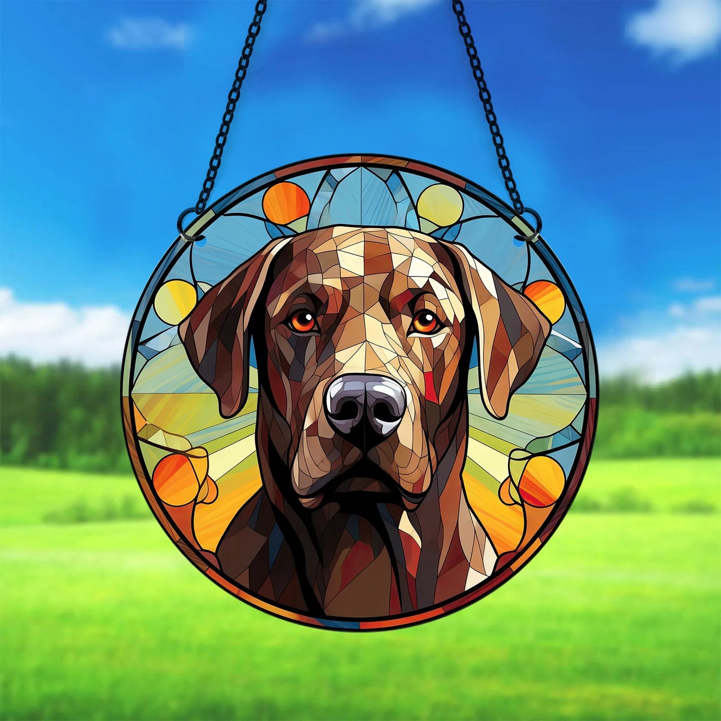 Pet Dog Acrylic Wall Decoration Pendant