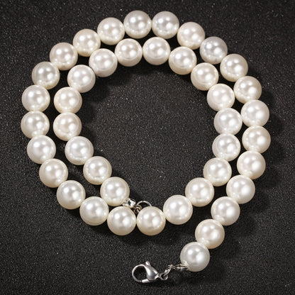 Cross Pearl Necklace