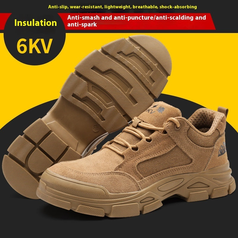 Men's Anti-smash And Anti-puncture Lightweight Safe Grip X1 Shoes