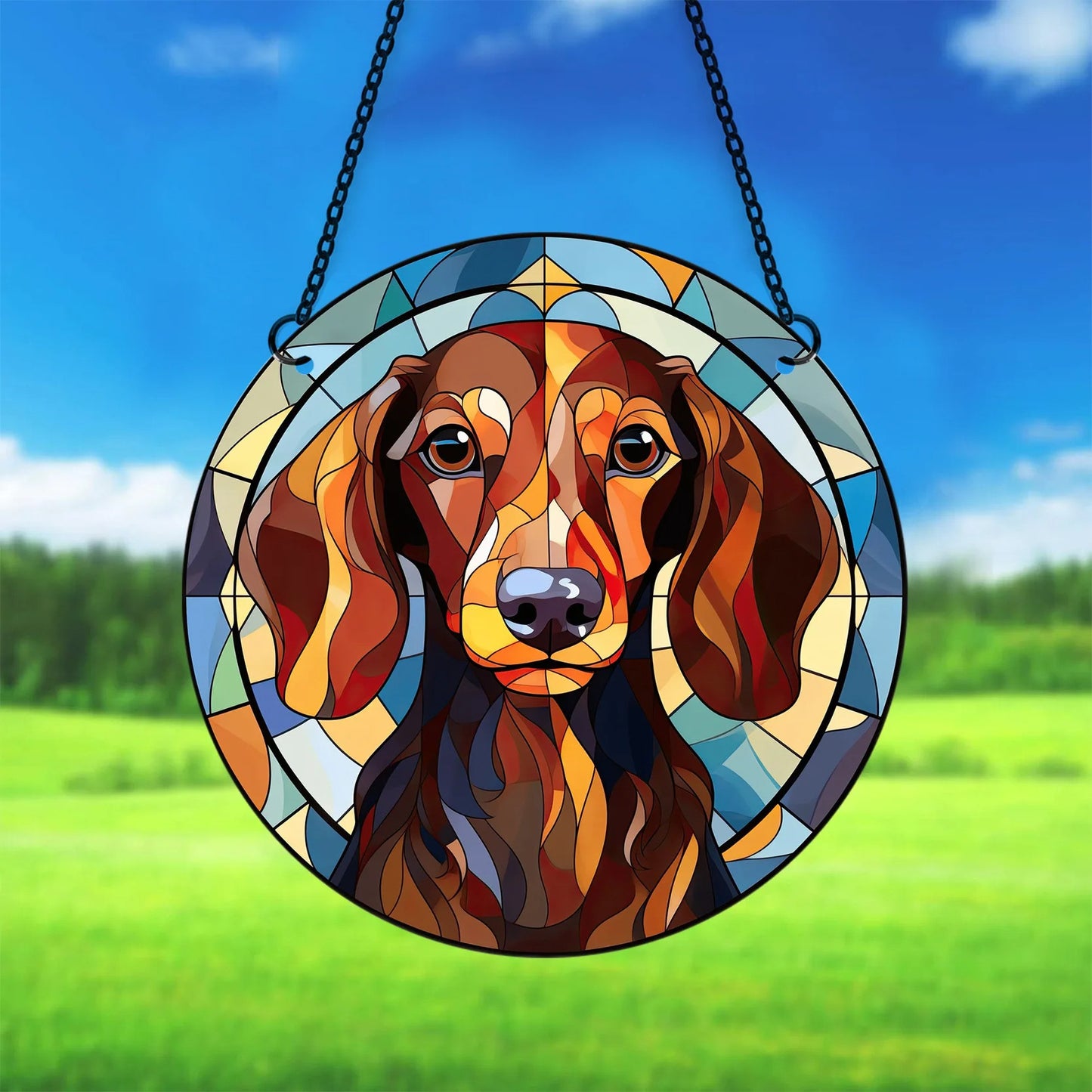 Pet Dog Acrylic Wall Decoration Pendant