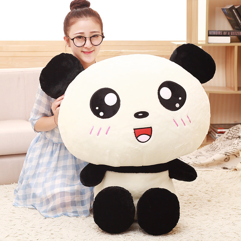 Panda Big Head Pillow