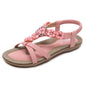 Women's Bohemian Rhinestone Flat Sandals