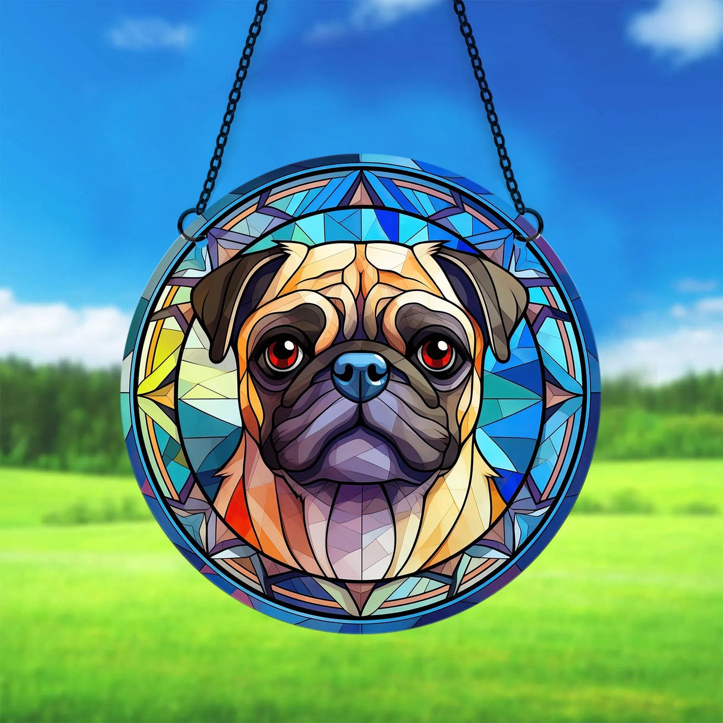 Pet Dog Acrylic Wall Decoration Pendant