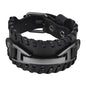 Leather Macrame Bracelet