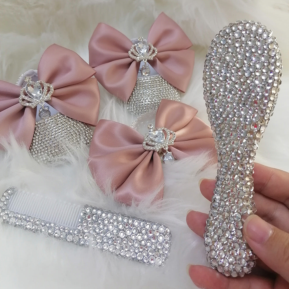 Handmade Angel Bloom Baby Shoes & Band