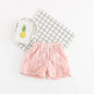 Girls Flower Lace shorts