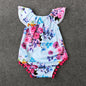 Girls Floral Jumpsuit