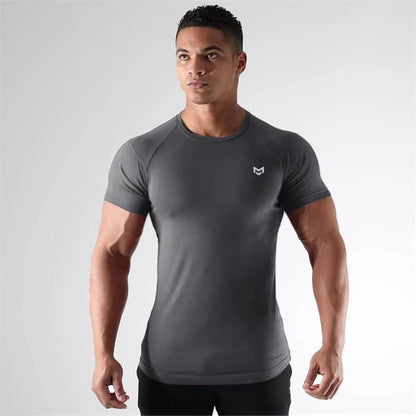 Quick-Dry Elastic Gym Short Sleeve Top