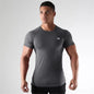 Quick-Dry Elastic Gym Short Sleeve Top