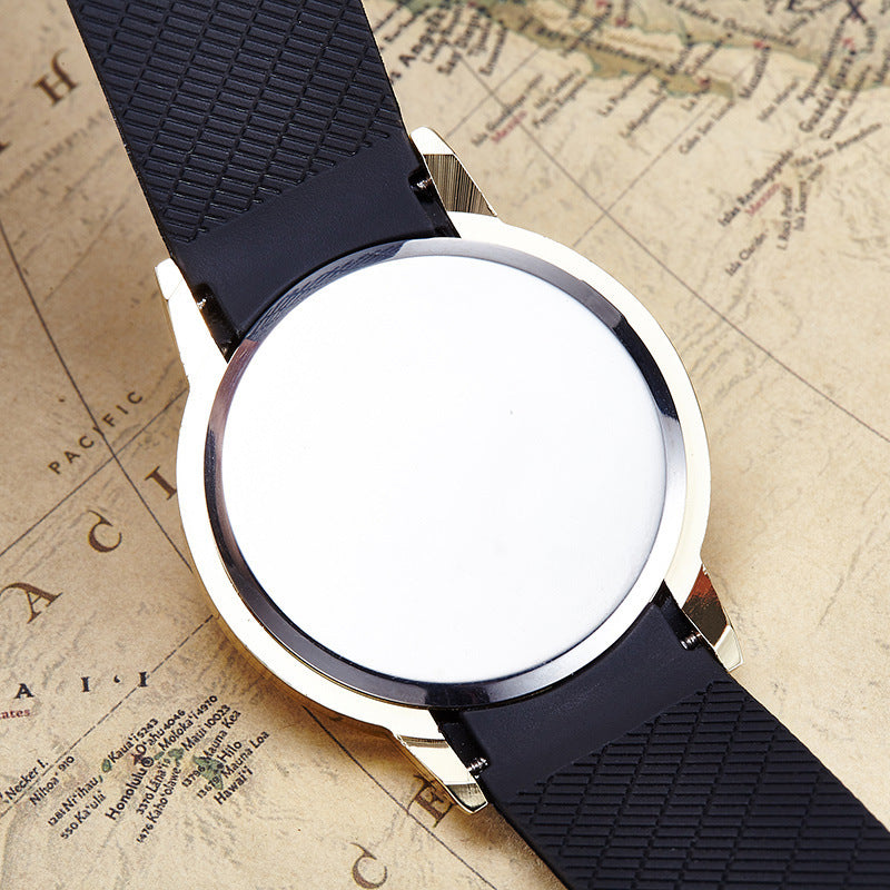 Student couple watch