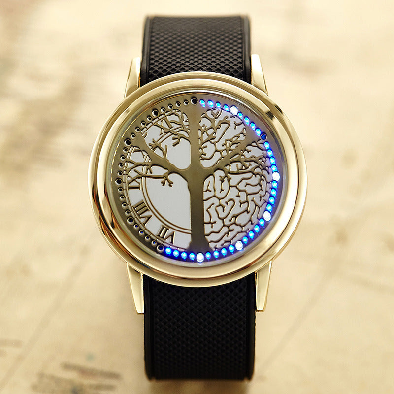 Student couple watch