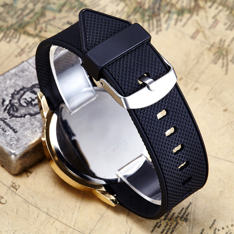 Student couple watch
