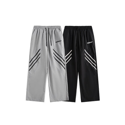 Loose Straight Casual Sports Trousers Men