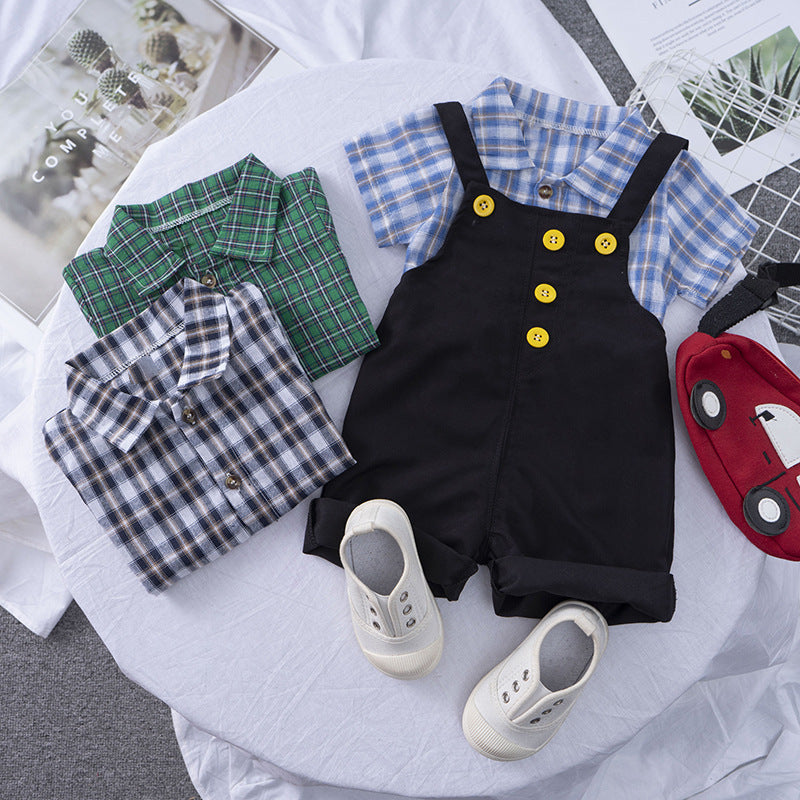 Children's Suspender Suit