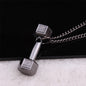 European barbell Necklace