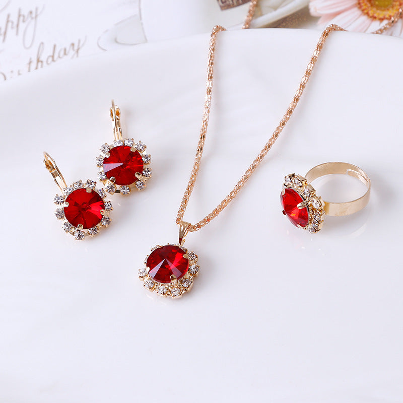 Round Crystal Necklace