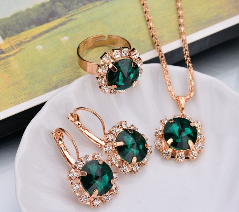Round Crystal Necklace
