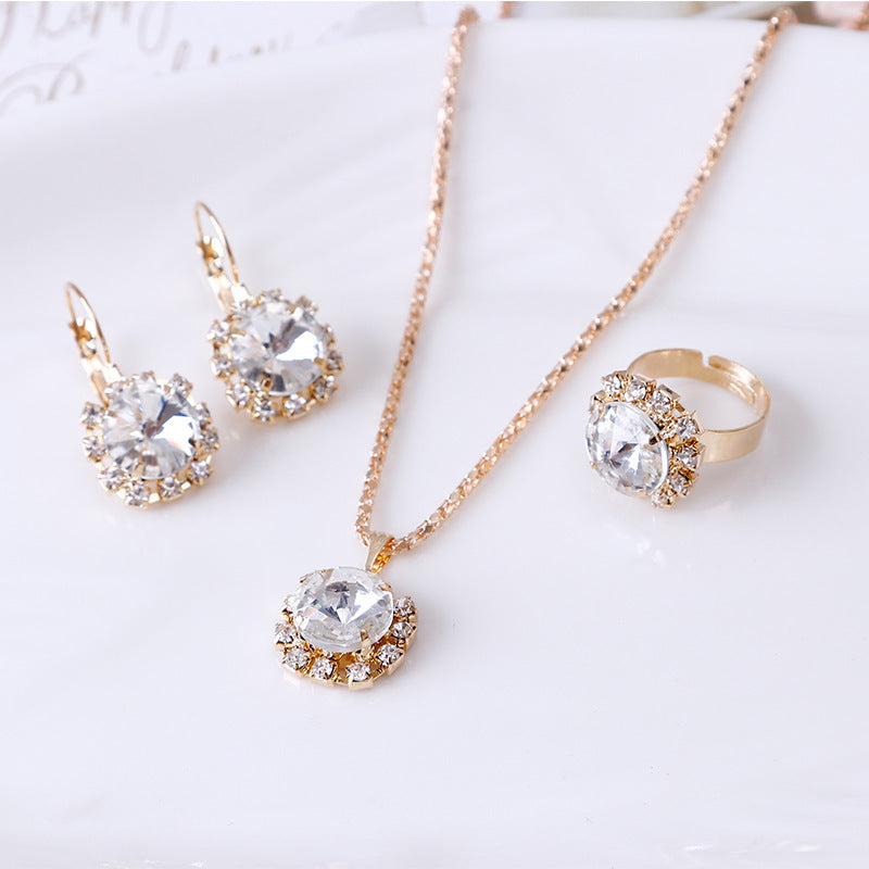 Round Crystal Necklace