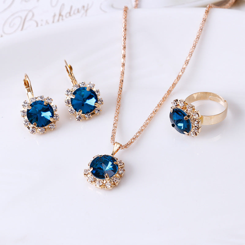 Round Crystal Necklace