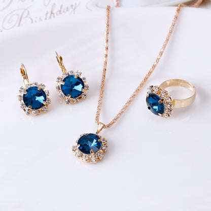 Round Crystal Necklace
