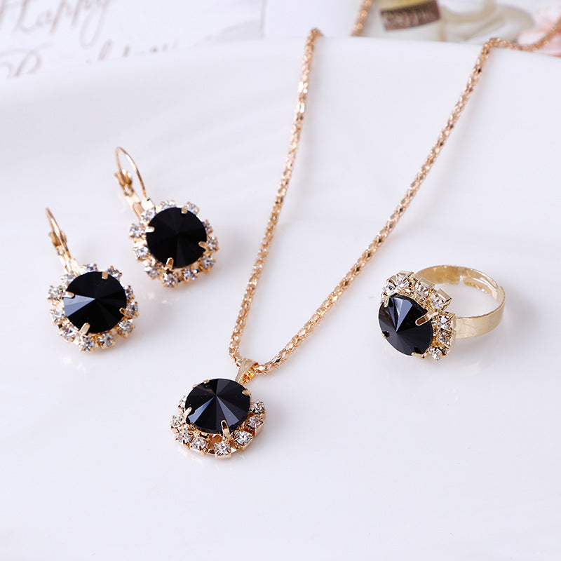 Round Crystal Necklace