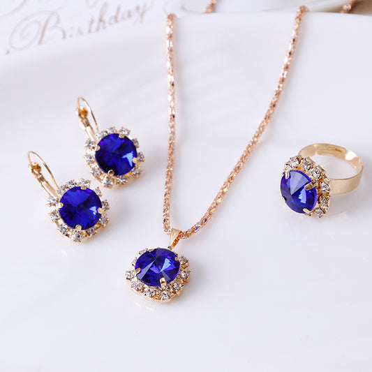 Round Crystal Necklace